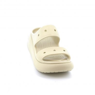Γυναικείο Mule Crocs Classic Crush Sandal Χρώματος Μπεζ 207670-2Y2
