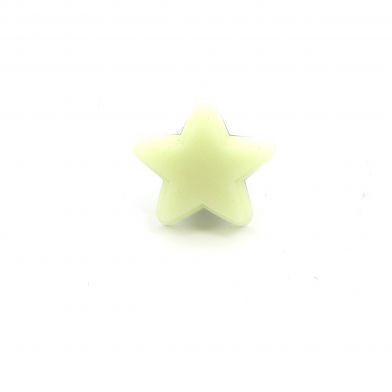 Αξεσουάρ Διακοσμητικό Παπουτσιών Crocs Jibbitz Glow In The Dark Star Φωσφορίζον Χρώματος Κίτρινο 10012447-UNC