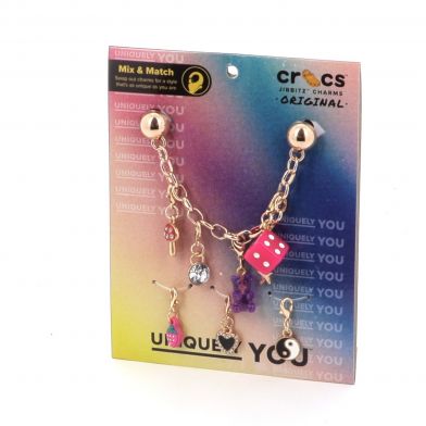 Αξεσουάρ Διακοσμητικό Παπουτσιών Crocs Jibbitz Custom Charm Chain Πολύχρωμο 10012955-UNC