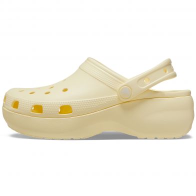 Γυναικείο Σαμπό Crocs Classic Platform Clog W Ανατομικό Χρώματος Κίτρινο 206750-76O