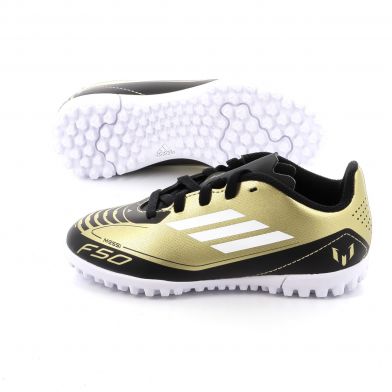 Ποδοσφαιρικό Παπούτσι για Αγόρι Adidas F50 Club Tf J Messi Χρώματος Χρυσό IG9297