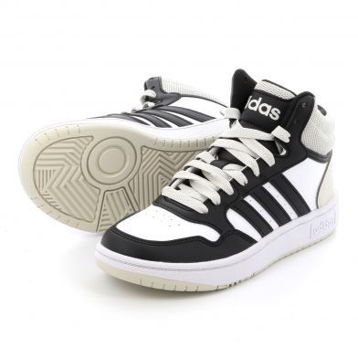 Παιδικό Αθλητικό Μποτάκι για Αγόρι Adidas Hoops Mid K Χρώματος Λευκό IH7893