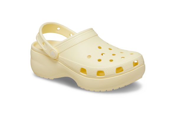 Γυναικείο Σαμπό Crocs Classic Platform Clog W Ανατομικό Χρώματος Κίτρινο 206750-76O