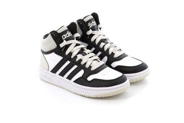 Παιδικό Αθλητικό Μποτάκι για Αγόρι Adidas Hoops Mid K Χρώματος Λευκό IH7893