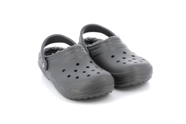 Σαμπό Crocs Classic Lined Clog Ανατομικό Χρώματος Γκρι 203591-0EX