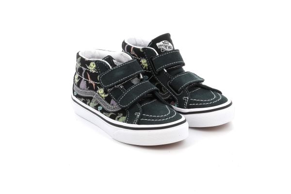 Παιδικό Μποτάκι για Αγόρι Casual Vans Sk8-Mid Reissue V Glow Dino Χρώματος Πράσινο VN000CZ5BS51