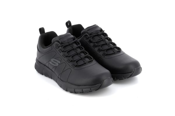 Γυνναικείο Αθλητικό Παπούτσι Skechers Bungee Slip Resistant Athletic Χρώματος Μαύρο 108214-BLK