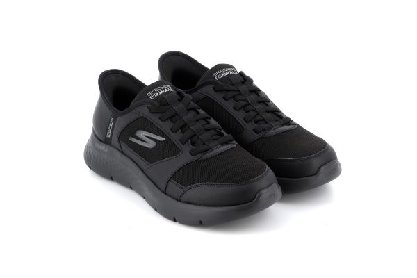 Ανδρικό Αθλητικό Παπούτσι Skechers Go Walk Flex - Anza Χρώματος Μαύρο 216504-BBK